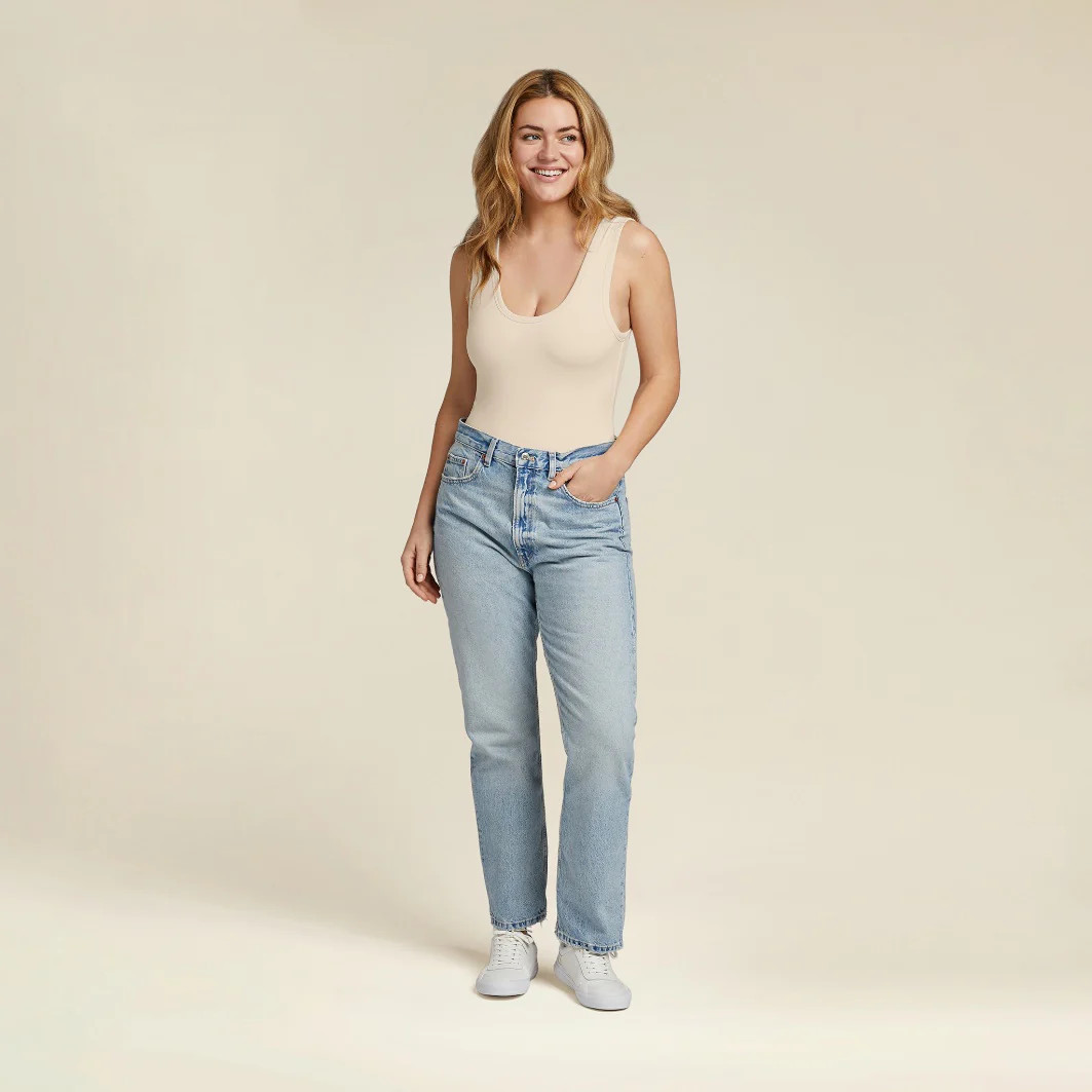 Seamless Scoop Tank Bodysuit | nuuds