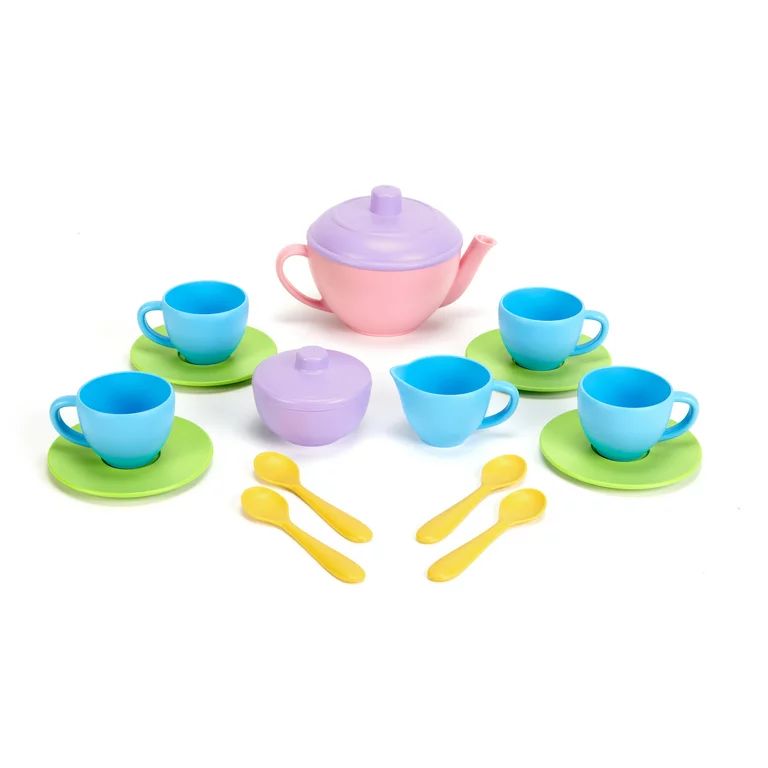 Green Toys Tea Set - Pink | Walmart (US)