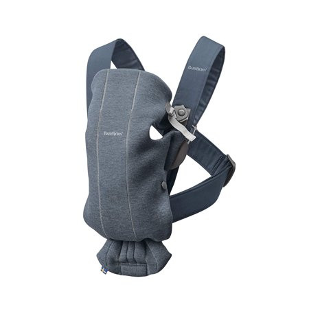 BABYBJORN Baby Carrier Mini, 3D Jersey, Dove Blue | Walmart (US)