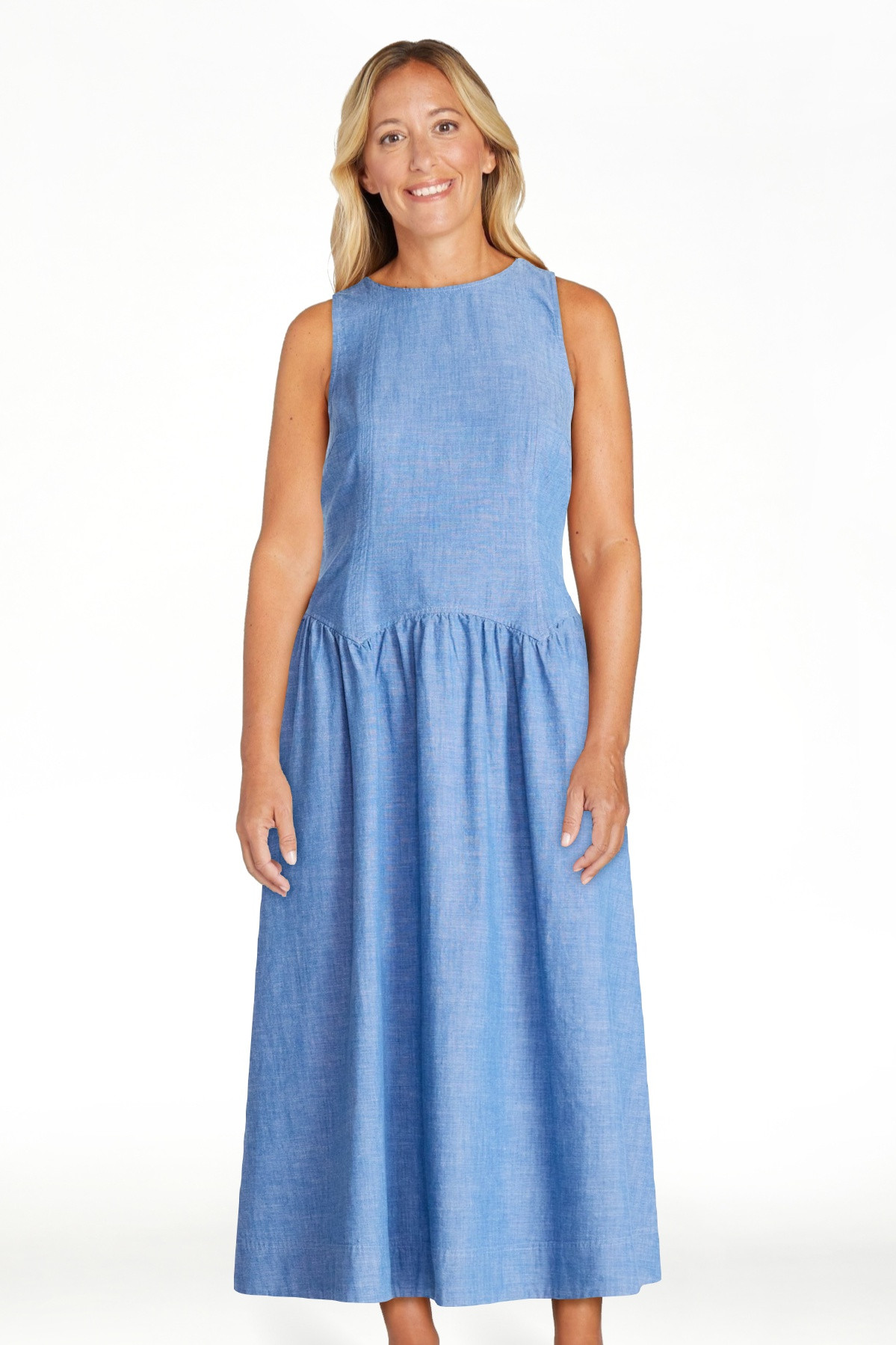 Free Assembly Women\u2019s and Women's Plus Sleeveless Cotton Racer Back Maxi Dress, Sizes XS-4X | Walmart (US)
