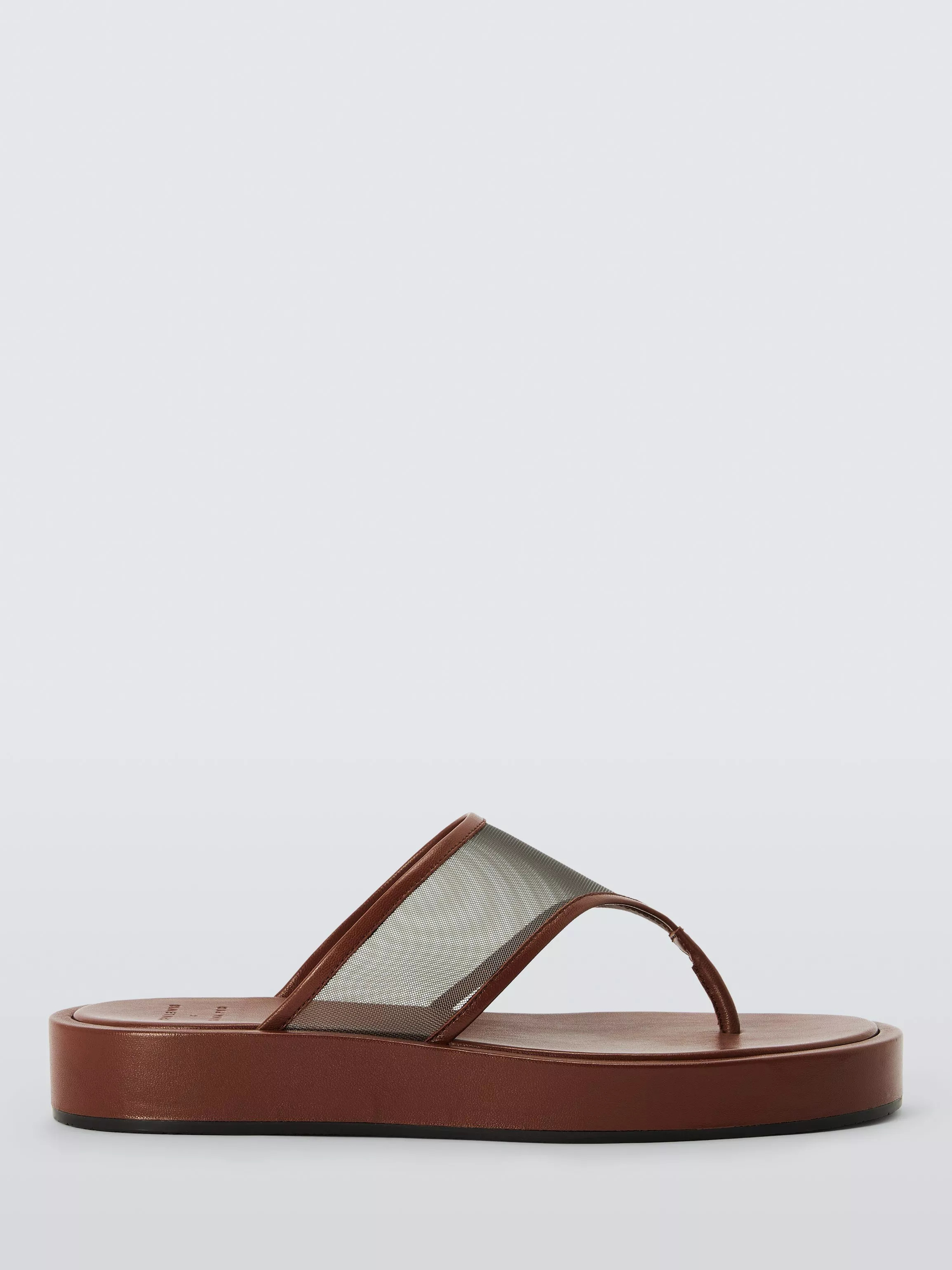 Sand Dune Mesh Flatform Sandals, Brown Chocolate | John Lewis (UK)