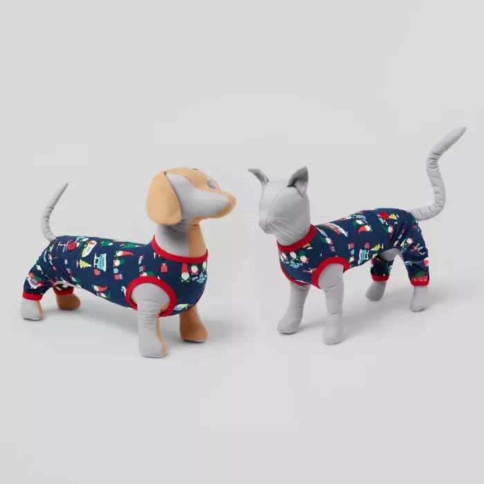 Holiday Gnomes Matching Family Dog and Cat Pajamas - Wondershop™ Blue | Target