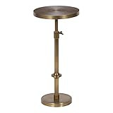 Kate and Laurel Engles Traditional Round Adjustable-Height Drink Table with Pedestal Design and E... | Amazon (US)