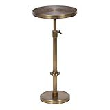 Kate and Laurel Engles Traditional Round Adjustable-Height Drink Table with Pedestal Design and E... | Amazon (US)
