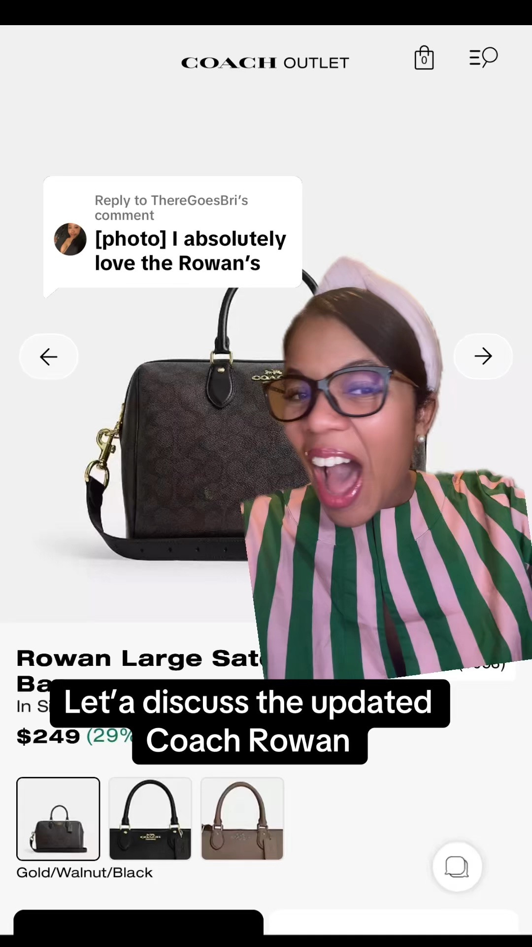 Back in stock!!!! This bag has a cult like following because it is so similar to the LV Speedy. Do you like the Coach Rowan?!

#LTKgrwm #LTKdayinmylife #LTKootd