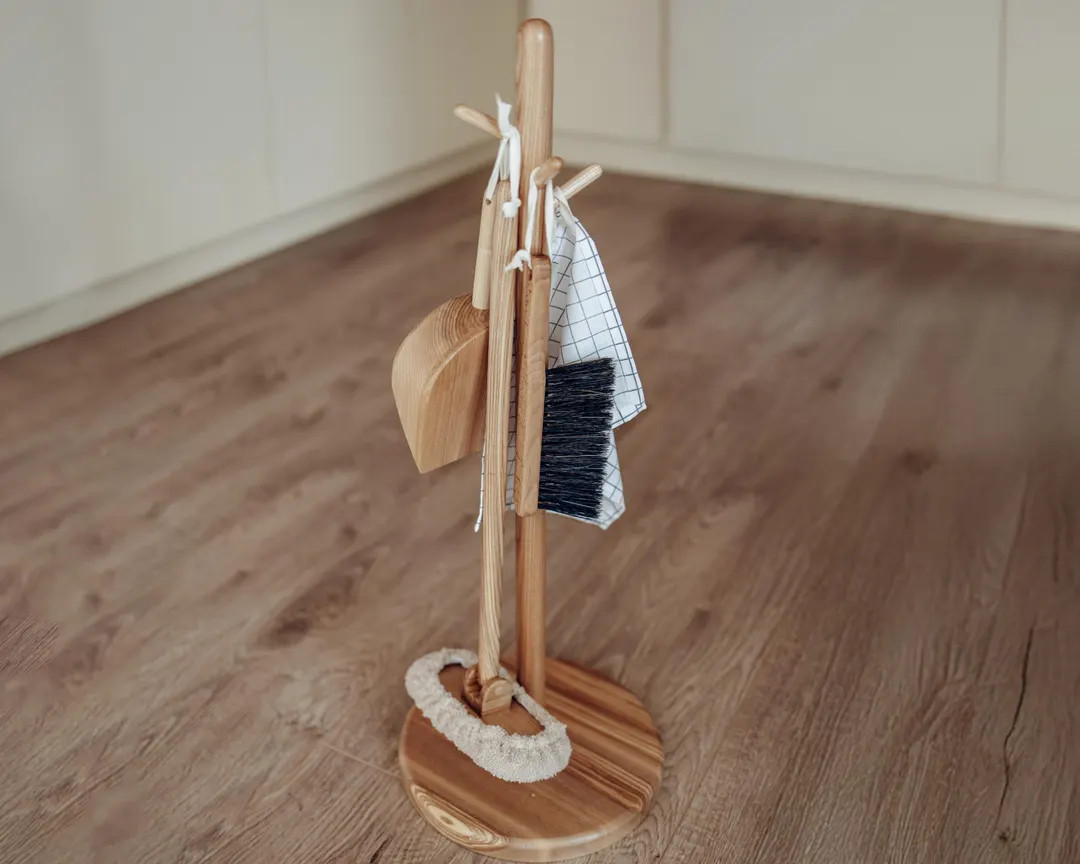 Montessori Cleaning Set for Toddlers | Real Wooden Tools for Kids | Practical Life Toys 18m+ - Et... | Etsy (US)