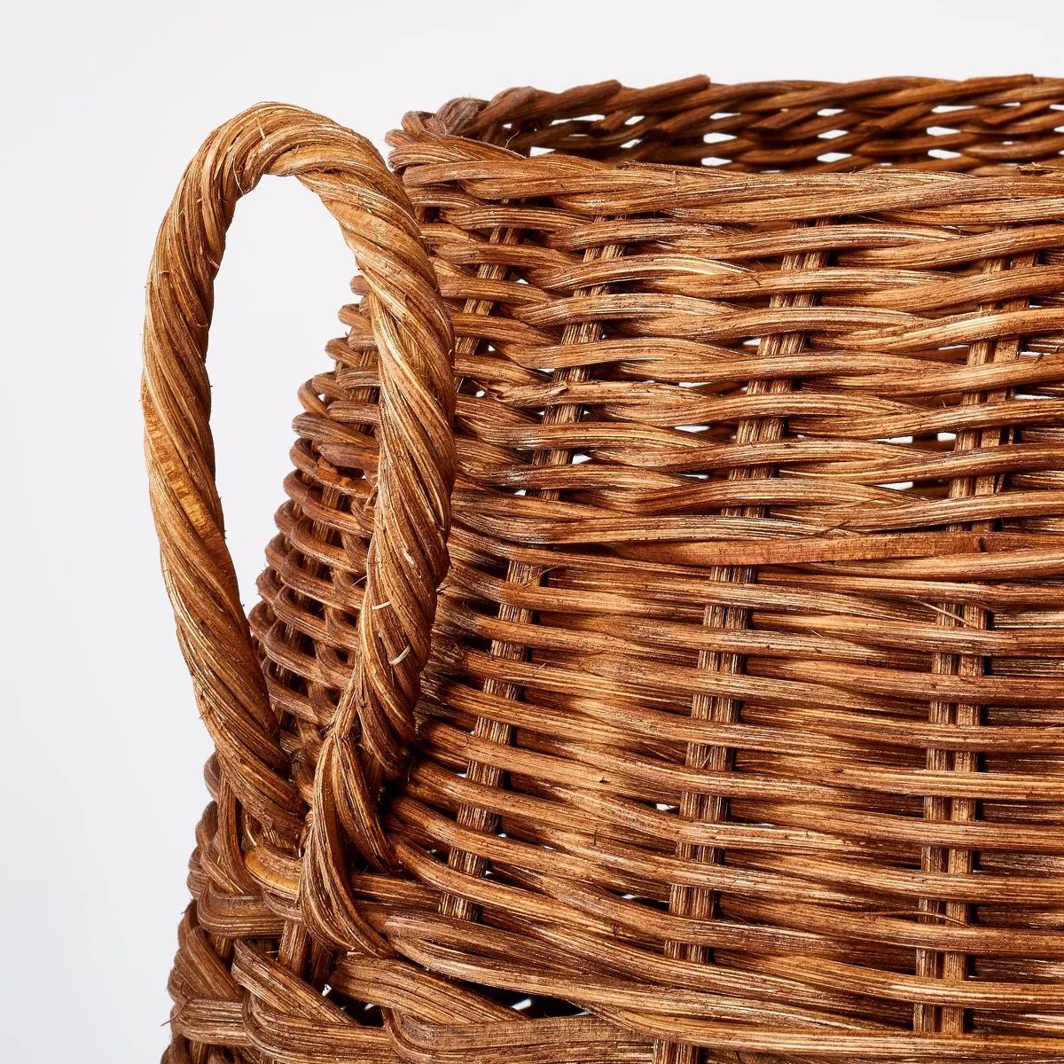 Rattan Round Basket - Threshold™ designed with Studio McGee | Target