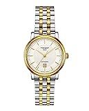 Tissot womens Carson Auto Stainless Steel Dress Watch Yellow Gold 1N14,Grey T1222072203100 | Amazon (US)