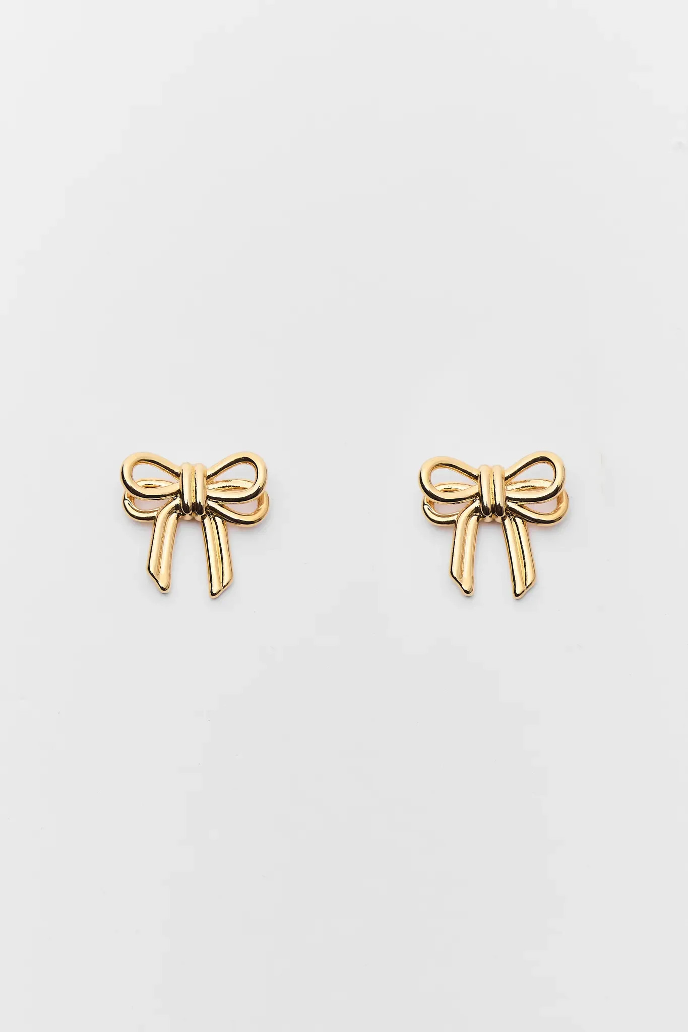 Marianne Gold Bow Earrings | Avara