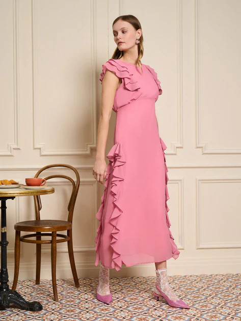 Sucre Ruffles Midi Dress | Sister Jane (UK)