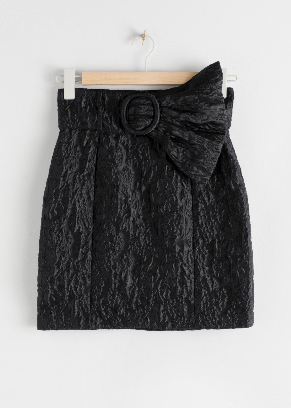 Flared Belt Jacquard Mini Skirt | & Other Stories (EU + UK)
