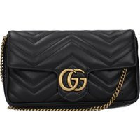 Gucci Marmont Women's Leather Crossbody Bag Black | Balardi (US & Canada)