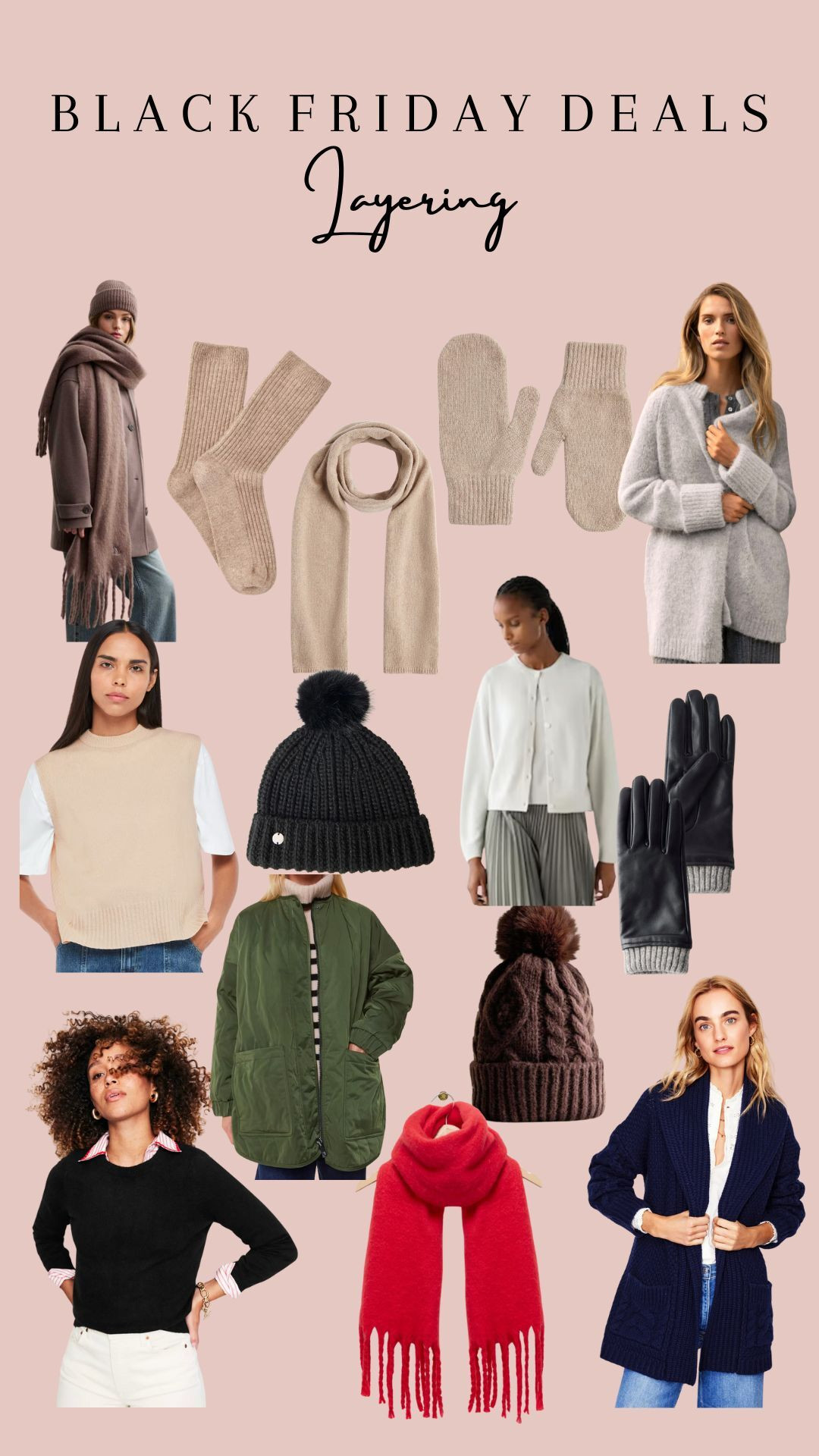 Best of Black Friday deals- Layering 

Autumn Winter accessories, hats, scarf, gloves, Winter layers, Warm Outfits, Styling Tips, Winter wardrobe, Wardrobe Staples, Cardigan 

 #LTKuk #LTKautumn #LTKwinter