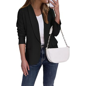 Ahlaray Women's Blazer Business Casual Work Office Suit Jacket | Amazon (US)