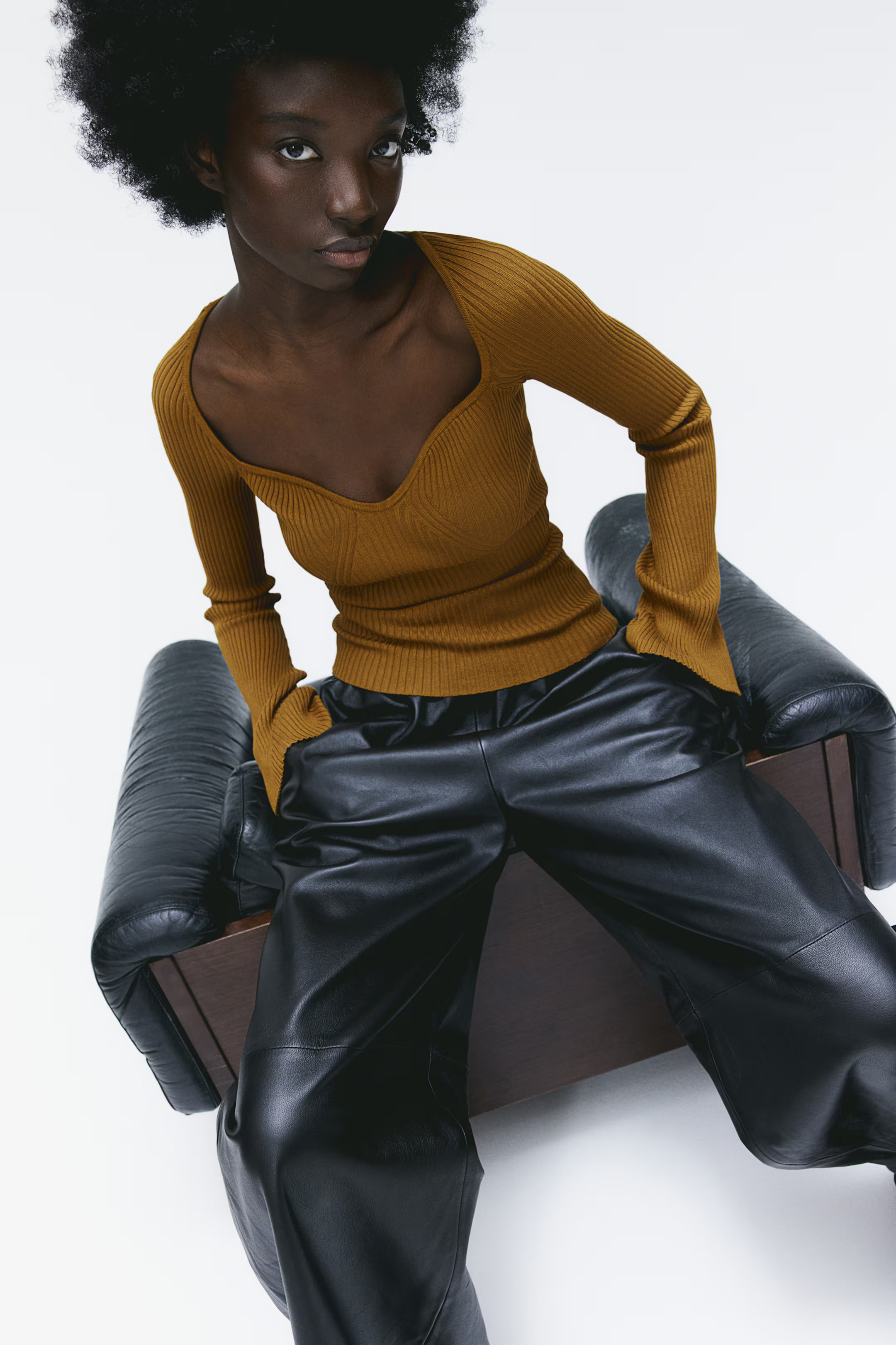 Rib-knit jumper | H&M (UK, MY, IN, SG, PH, TW, HK)