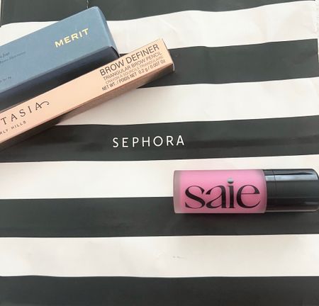 Today’s Sephora Trip ✨ 🛍️ 💄 
… needed a few things for work gift packages today and picked up these for myself too, shades / notes:

Saie: shade BABY, love this cream blush and have been wanting to try this shade

Anastasia: shade TAUPE, restock of my fave eyebrow pencil

Merit: shade BOUNCE, highlighter new try for me from a brand I’ve been hearing a lot about … all 3 shades of this looked amazing! ✨

#LTKfindsunder50 #LTKbeauty