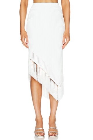 Cult Gaia Tonisha Skirt in Off White from Revolve.com | Revolve Clothing (Global)