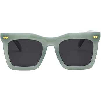 I-SEA Women's Maverick Polarized Sunglasses - Oversized Square Sunglasses with Scratch-Resistant ... | Amazon (US)