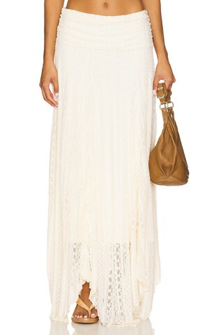 MORE TO COME Karina Maxi Skirt in Ivory from Revolve.com | Revolve Clothing (Global)