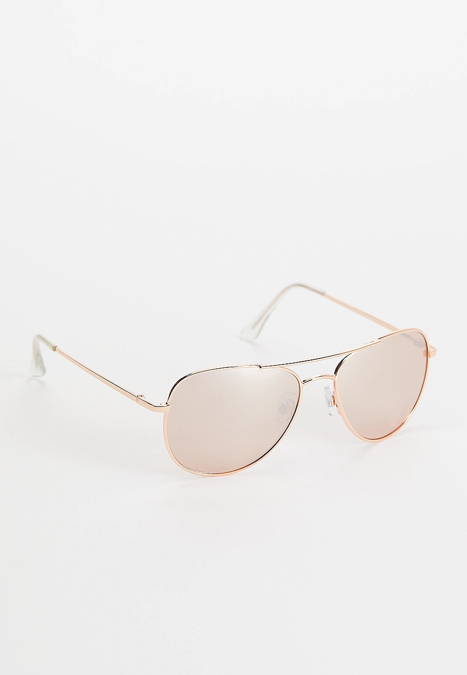 Skyline Aviator Rose Gold Sunglasses | Maurices
