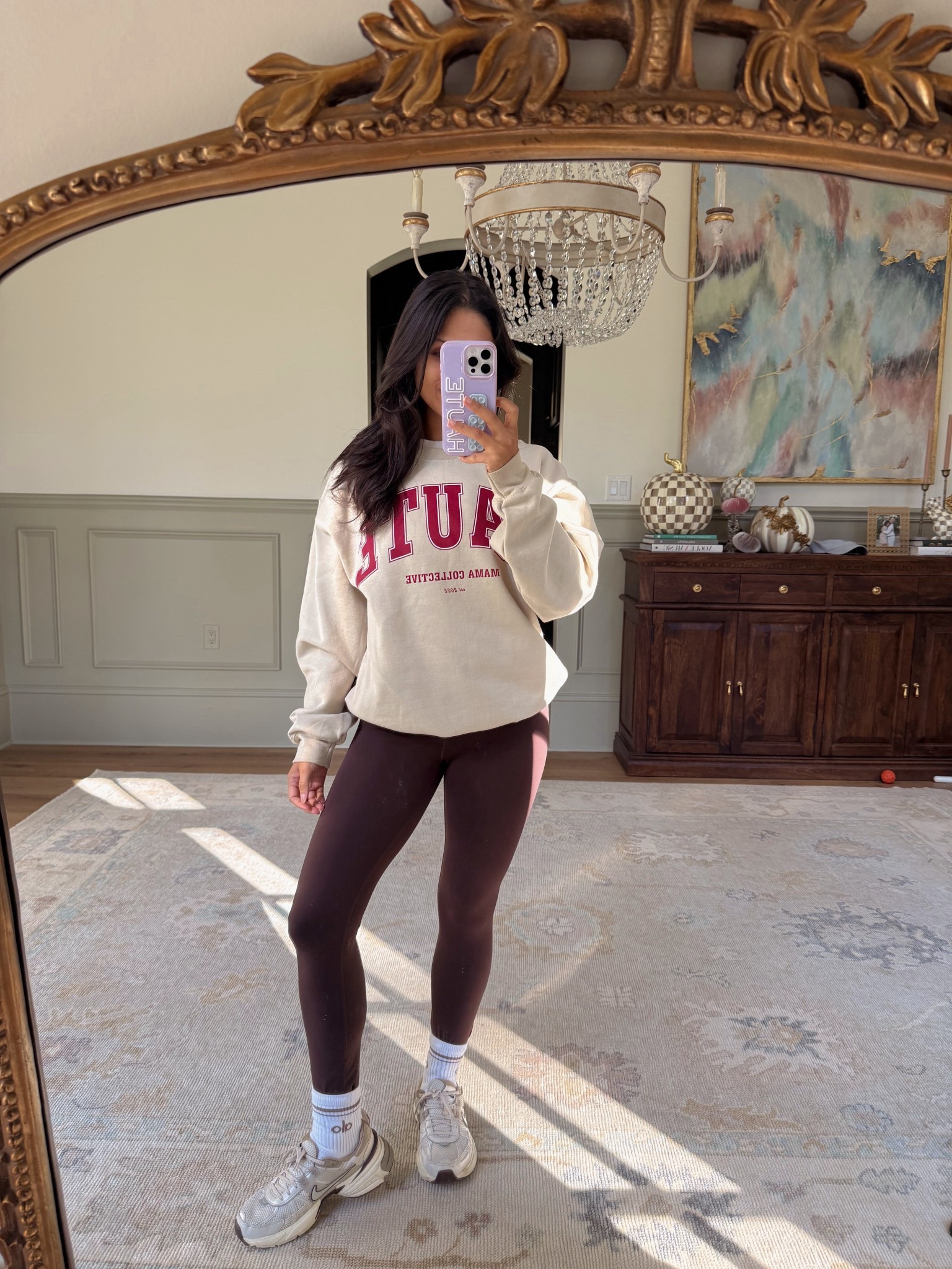 DM me for the link for the HAUTE Mama Collective sweatshirt! But I’m linking my leggings, socks and sneakers here!

#LTKActive