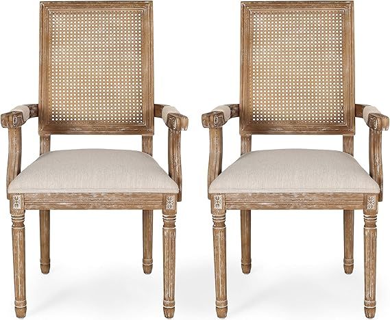 Christopher Knight Home Maria DINING CHAIR SETS, Wood, Beige + Natural | Amazon (US)