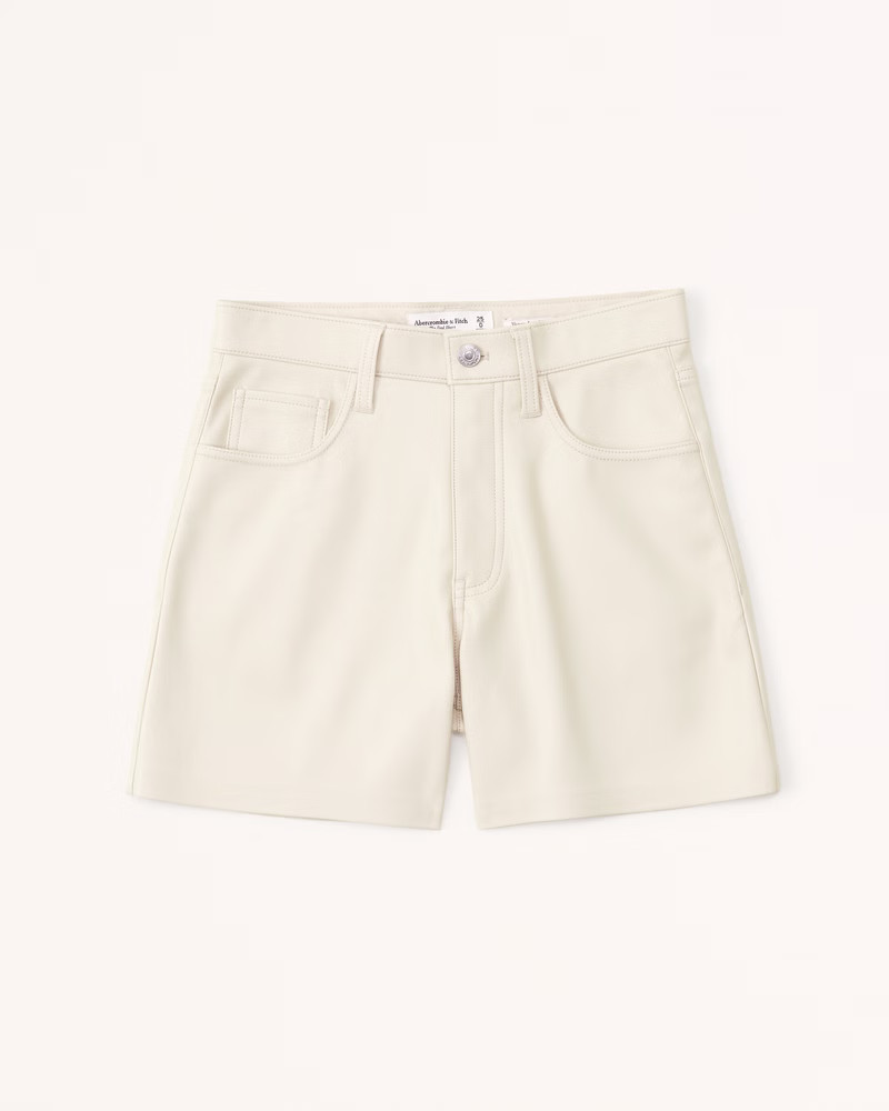 Vegan Leather Dad Short | Abercrombie & Fitch (US)