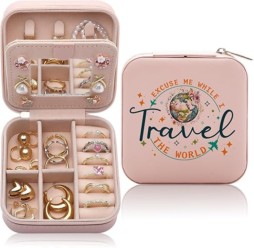 Travel Gifts for Women Jewelry Box, Best gifts for International Travelers People Who Love Travel... | Amazon (US)
