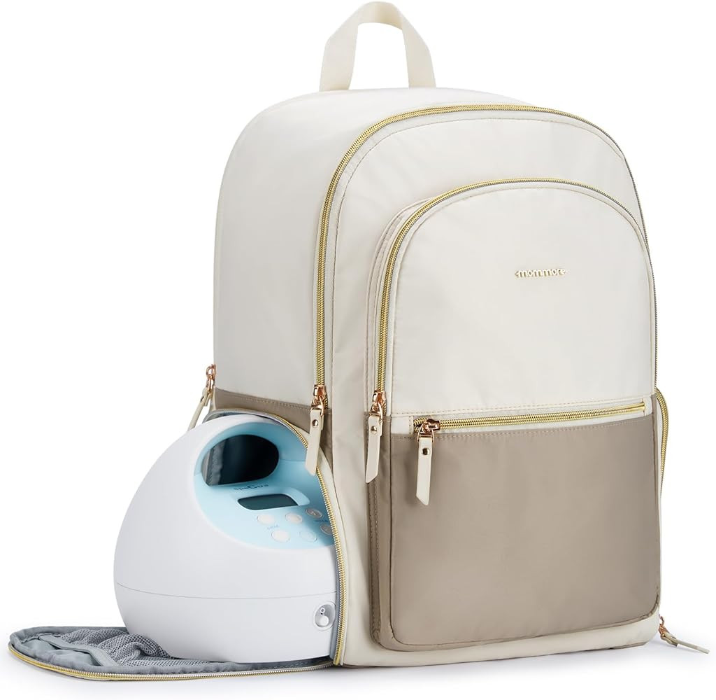 mommore Breast Pump Bag with Cooler Pocket for Milk Storage, Fits Spectra S1, S2 / Medela, Stylis... | Amazon (US)
