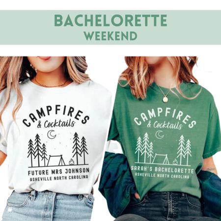 Camp bachelorette weekend. Bachelorette party shirts.

#LTKfindsunder50 #LTKparties #LTKwedding