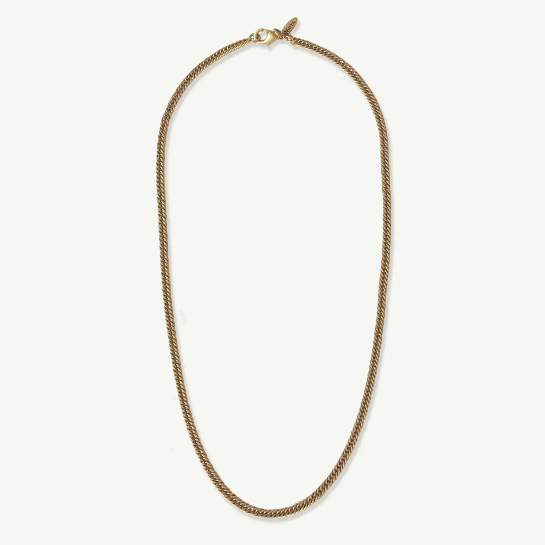 Aiden Chain Antique Gold 24" | Rahya Jewelry Design