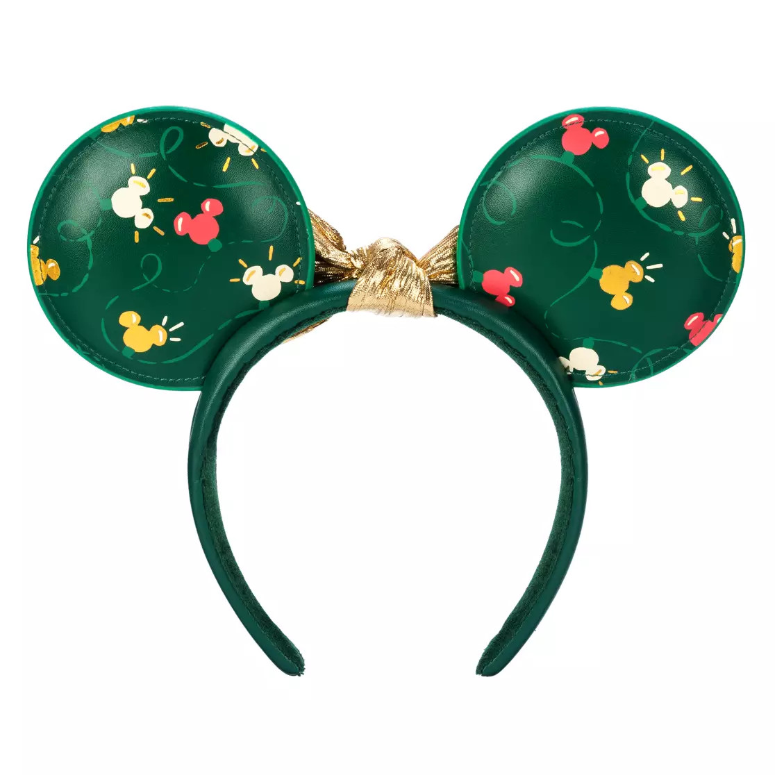 Mickey Mouse Icon Holiday Lights Ear Headband for Adults | Disney Store