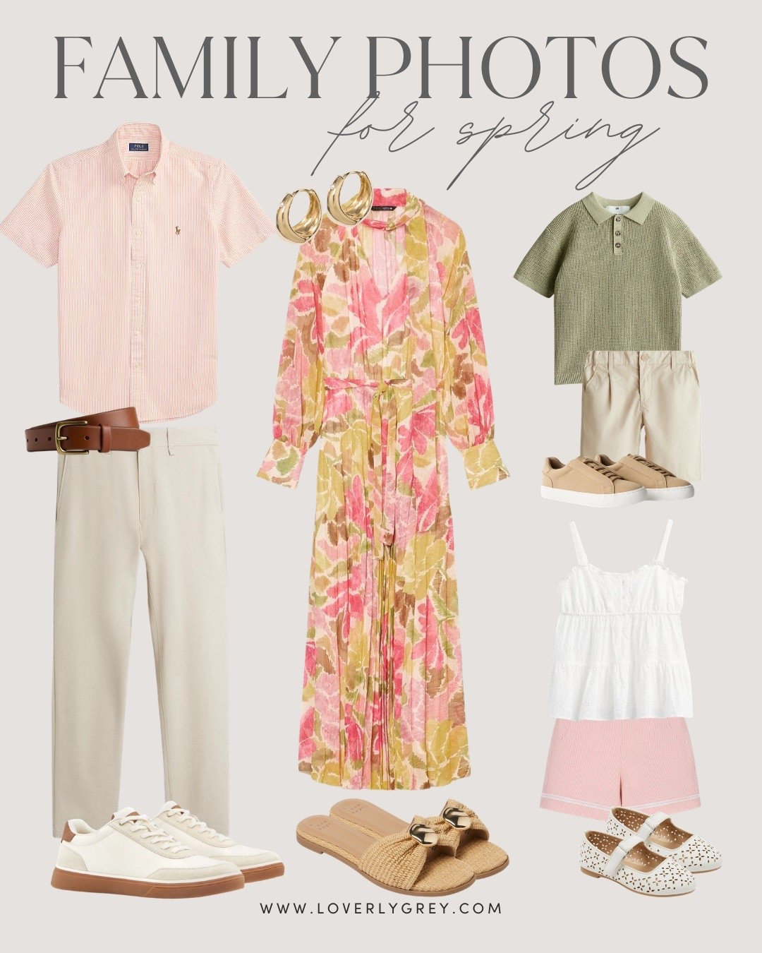 Great finds for everyone in the family just in time for spring photos! The prettiest cohesive color palette. 

Loverly grey, family spring photo outfit ideas, spring color palette fashion, affordable spring outfit ideas, kids clothes for springg

#LTKSeasonal #LTKmomlife