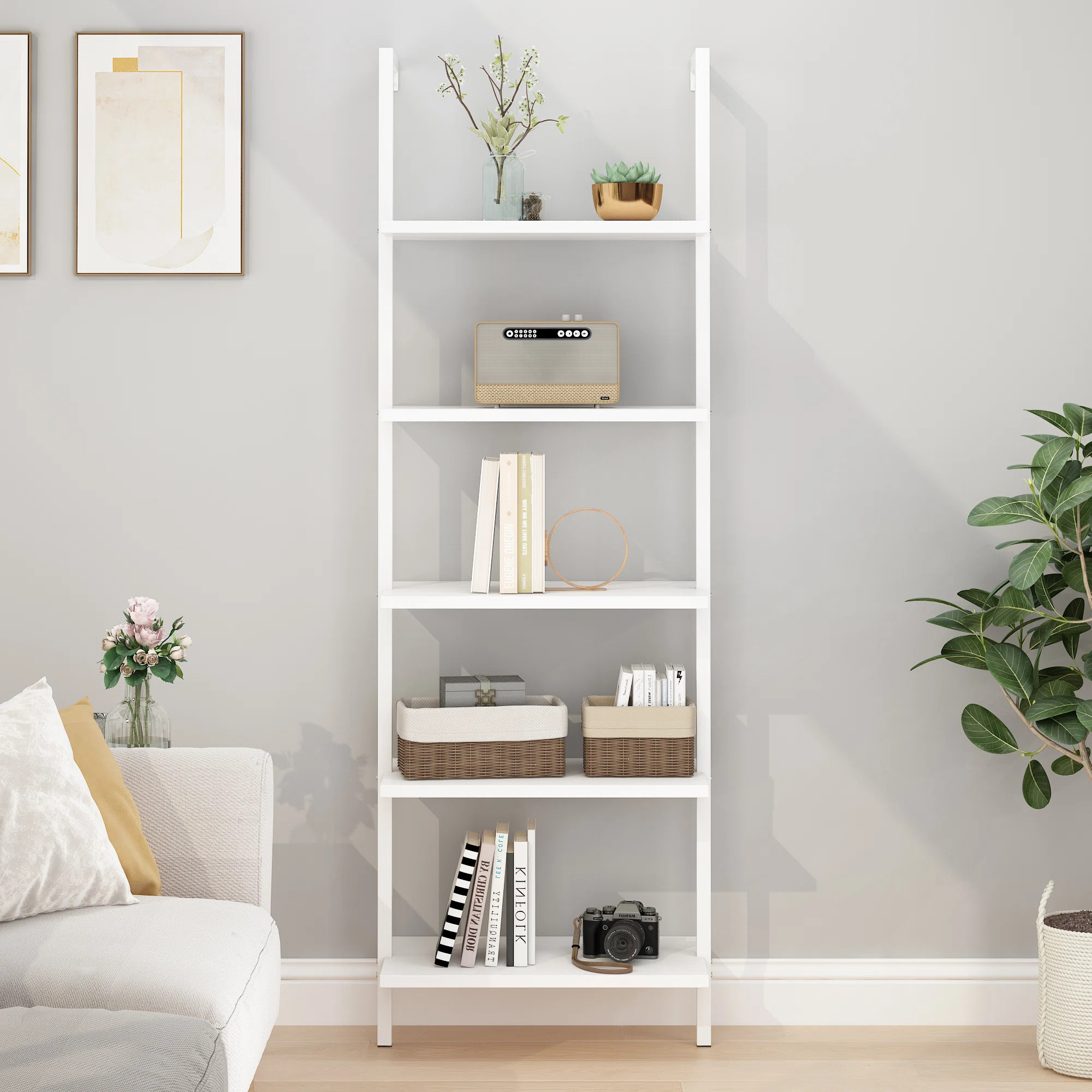 Three Posts™ Cayton 5 Piece Tiered Shelf "& Reviews" | Wayfair | Wayfair North America