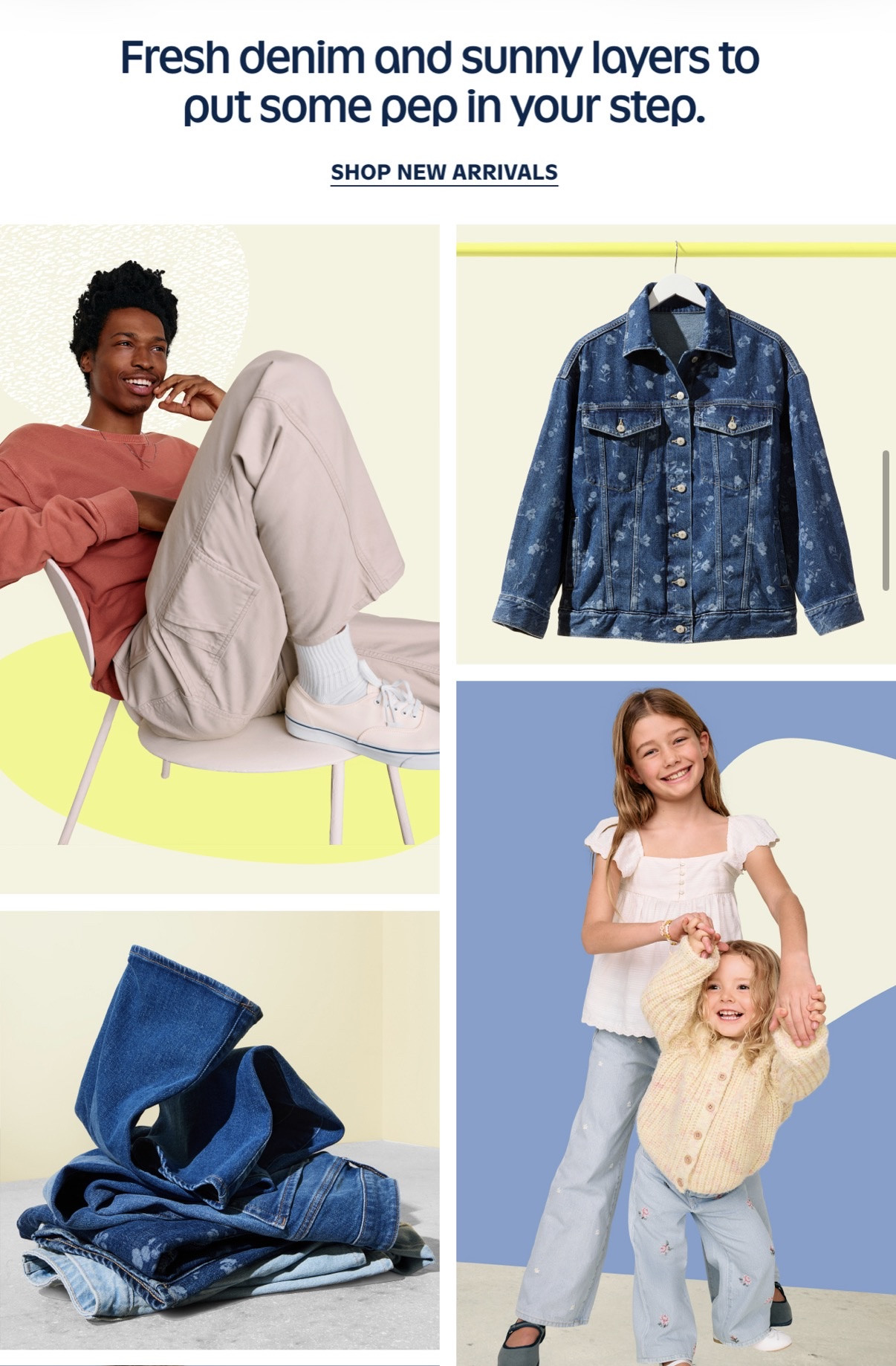 Old Navy new arrivals are coming in HOT and I’m already adding to cart 🤭✨

Fresh spring denim
Cute activewear sets
Bright everyday basics
Matching family looks
Soft cozy loungewear

They’re really giving affordable, on trend, and easy to style for everyday life. Perfect time to refresh your closet without overspending.

I linked my favorite Old Navy new arrivals so you can shop the cutest picks before they sell out.

#OldNavy #NewArrivals #SpringStyleLoading #AffordableFashion #ClosetRefresh #MomStyle #ShoppingWithPriiincesss #AtlantaCreator

#LTKootd #LTKSaleAlert #LTKSeasonal