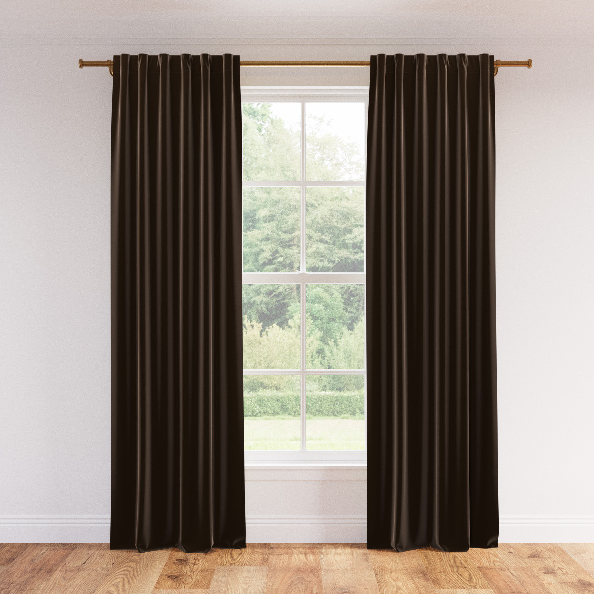 Velvet Unlined Curtain | The Inside