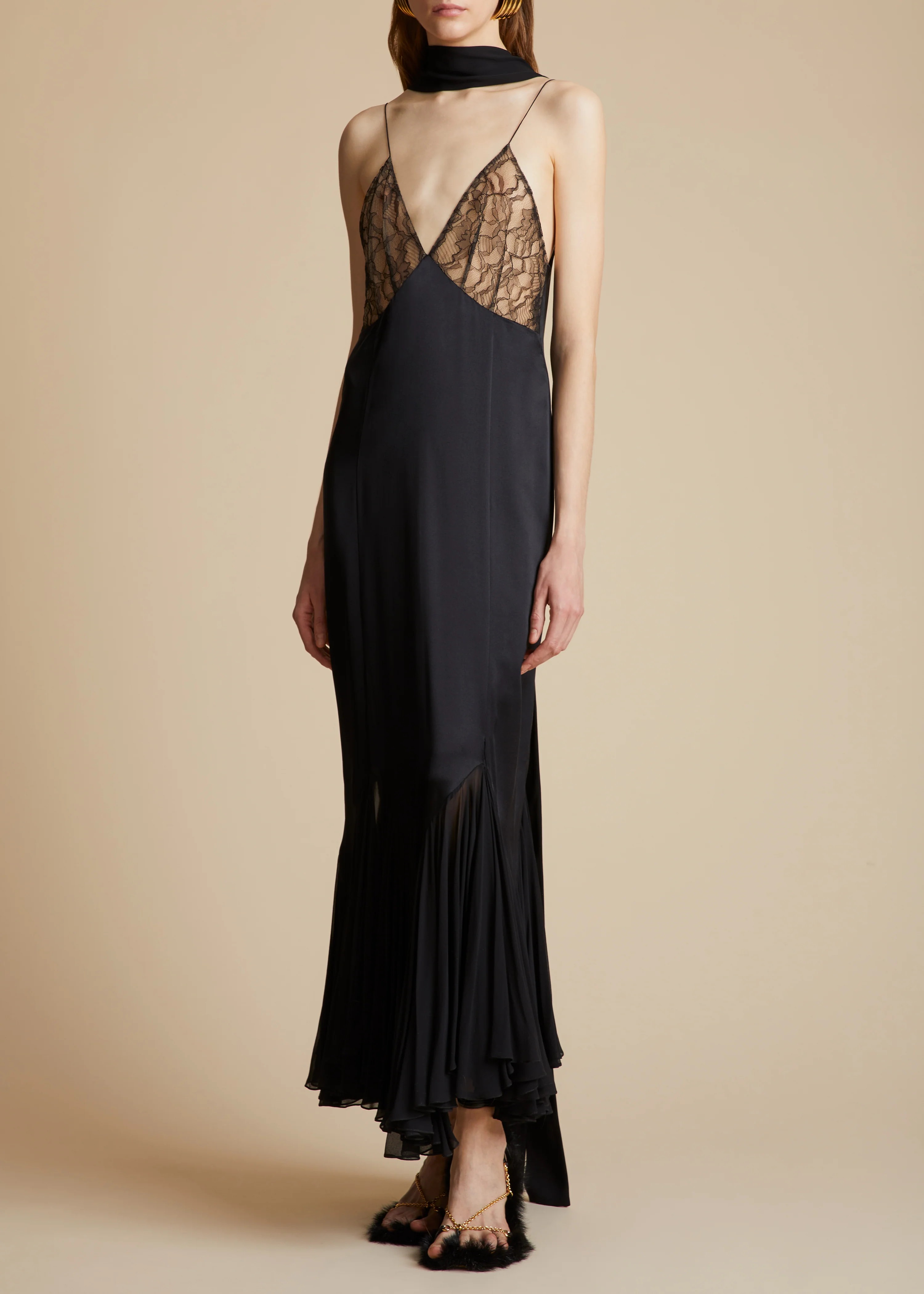KHAITE - The Candita Dress In Black | Khaite