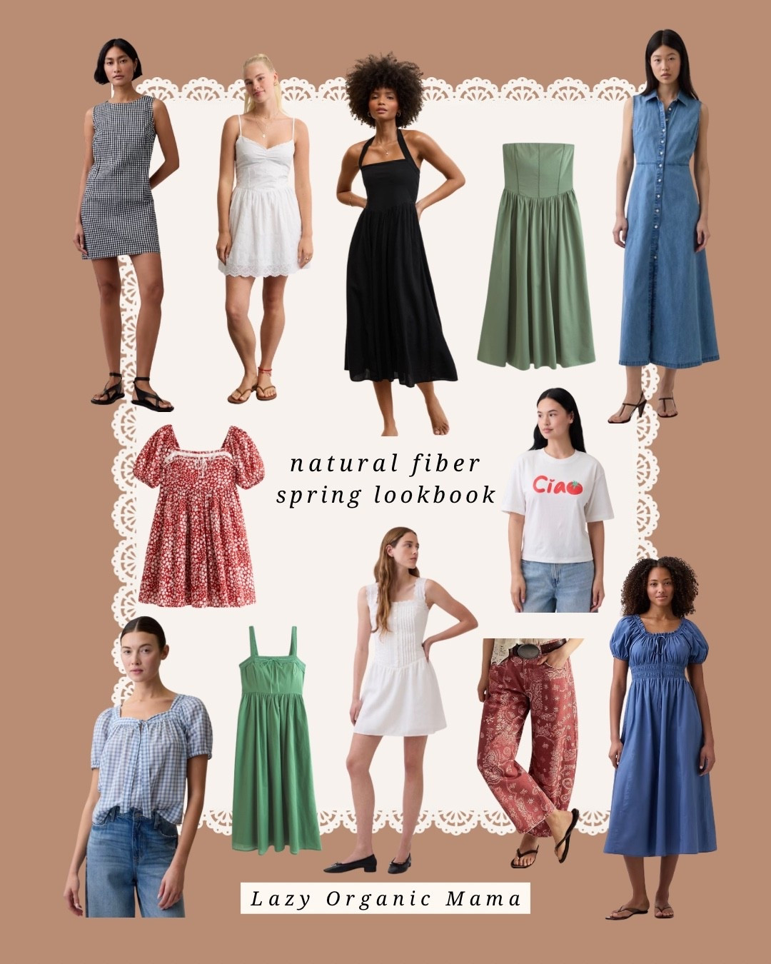 Natural fiber spring lookbook with better for you fabrics like linen, cotton, and rayon ✨includes pants, dresses, and tops that are breezy and comfortable

#LTKxAerie #LTKSaleAlert #LTKPetite