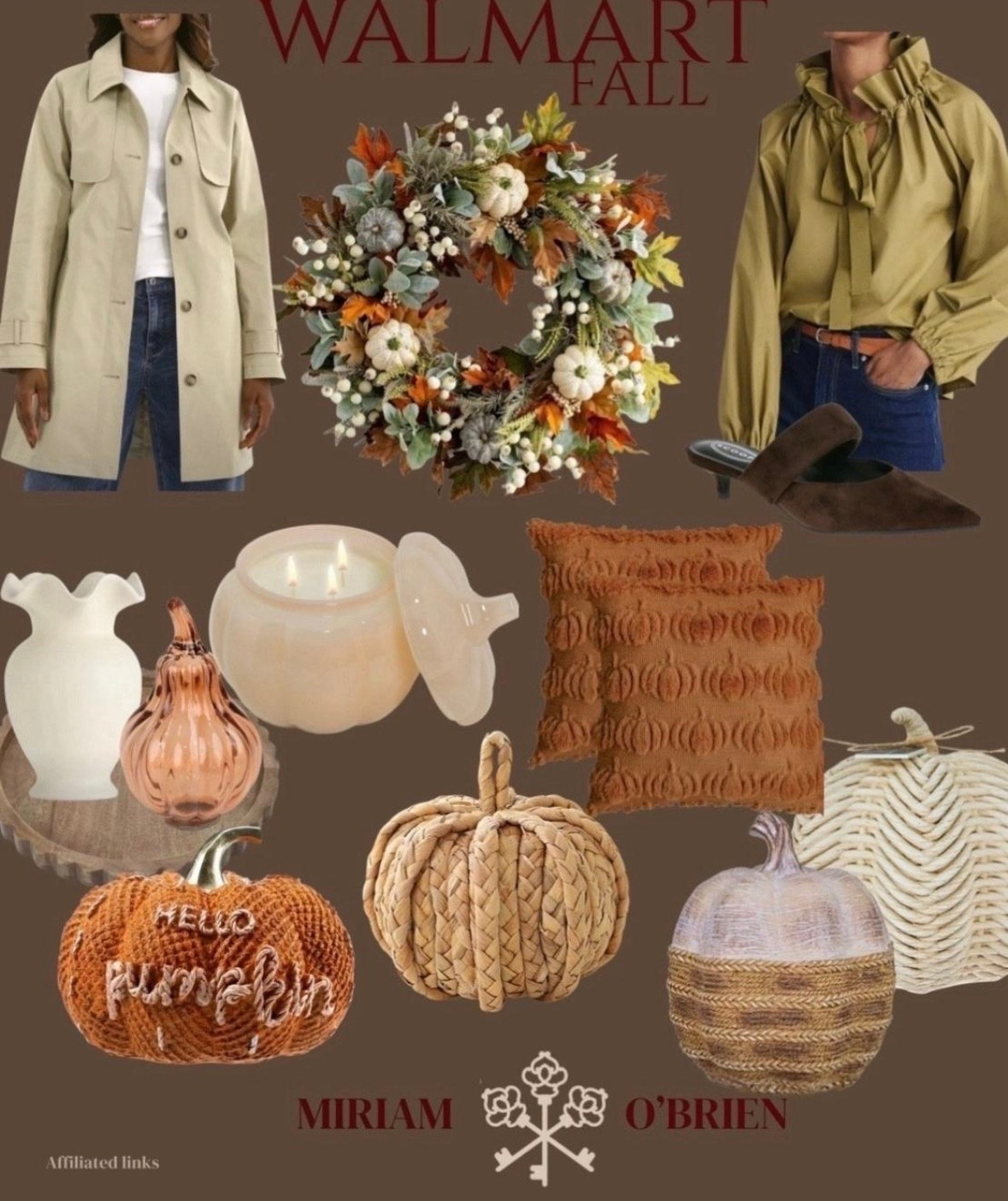 Walmart understood the fall assignment 🤎🍂 From cozy fashion pieces to fall home decor, candles, pumpkins, pillows, and seasonal accents, these finds make it so easy to bring a little autumn into your home and wardrobe. And the best part? You don’t have to spend a fortune to get the look. ✨
Follow @miriamobrien on Instagram & TikTok for more finds!
#WalmartFinds #WalmartFallFinds #FallDecor #FallFashion #WalmartHome #CozyHome #AutumnStyle #AffordableFinds

#LTKSeasonal #LTKOver40 #LTKHome
