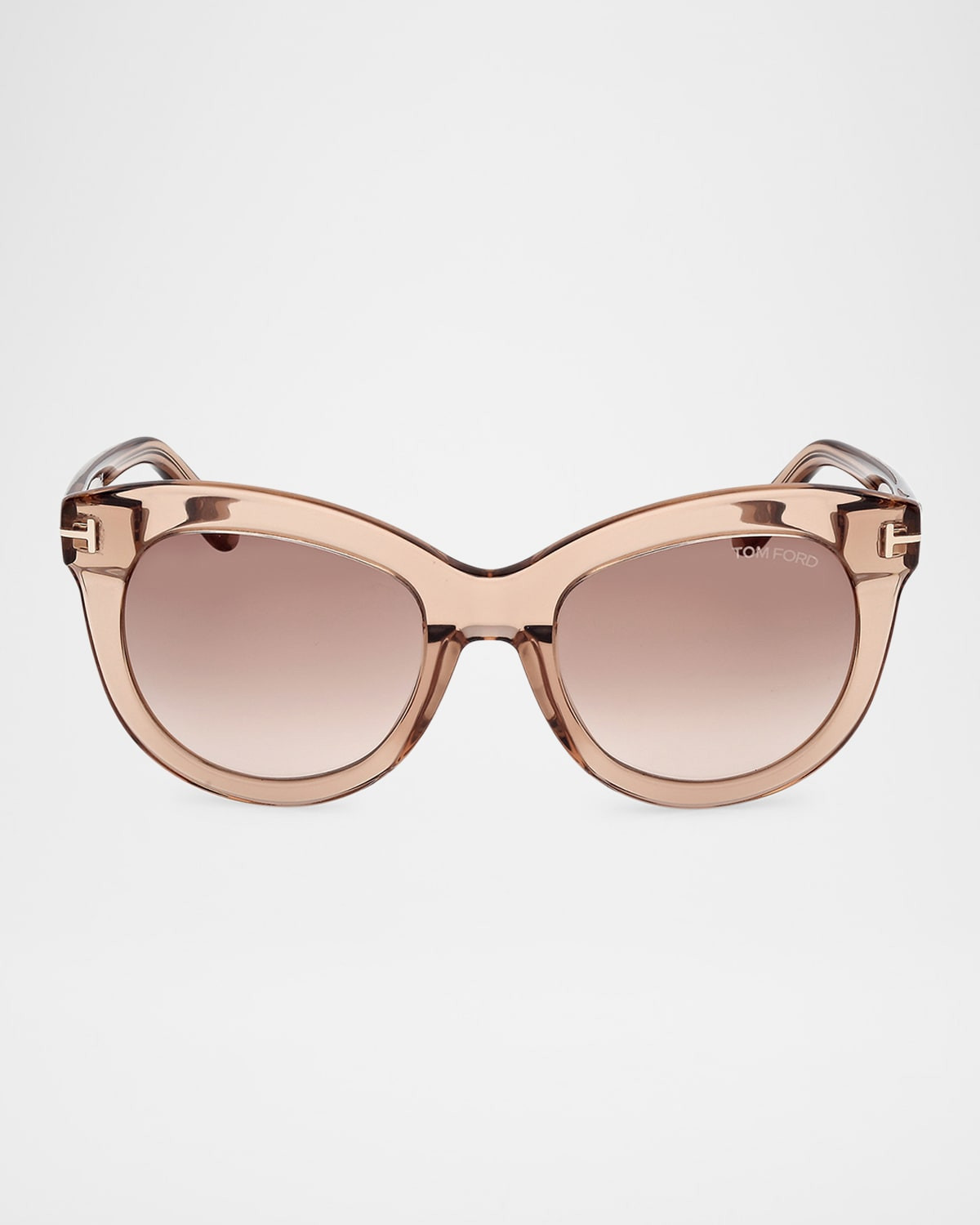 Odette Round Acetate Sunglasses | Neiman Marcus