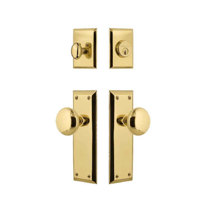 Exterior Portion Handleset and Deadbolt | Wayfair North America