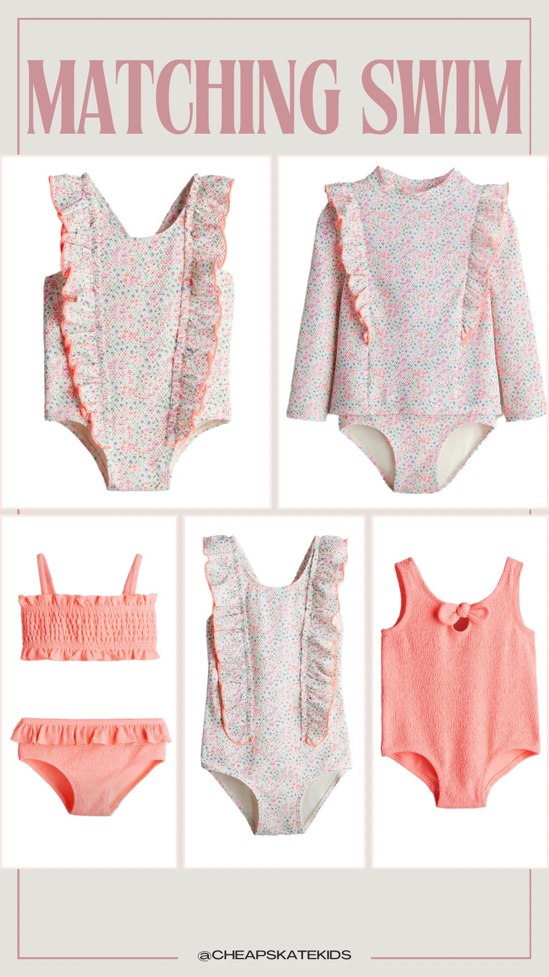 Matching swimsuits for kids! 

#LTKKids #LTKSwim #LTKFamily