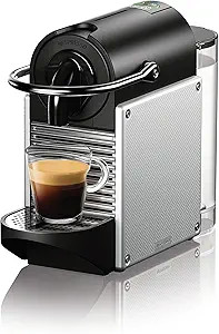 Nespresso Pixie Espresso Machine by De'Longhi, 1100ml, Aluminum,Silver | Amazon (US)
