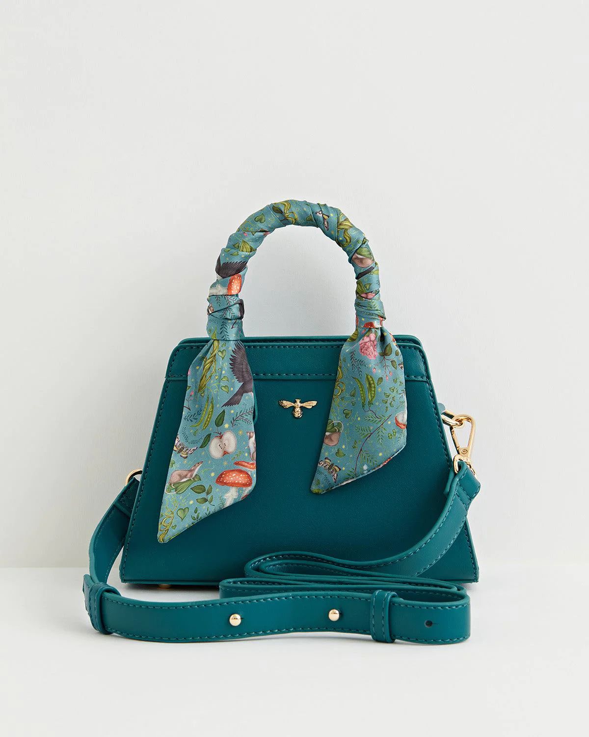 Into The Woods Mini Teal Tote | Fable England