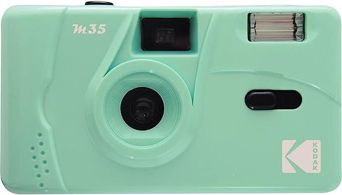 Kodak M35 35mm Film Camera (Mint Green) - Focus Free, Reusable, Built in Flash, Easy to Use | Amazon (US)