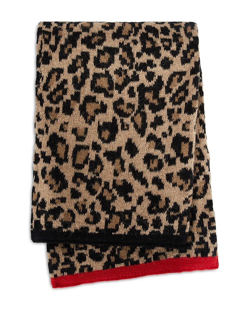 The Kooples Leopard Jacquard Scarf | Bloomingdale's (US)