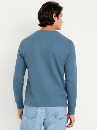 Waffle Henley T-Shirt | Old Navy (US)
