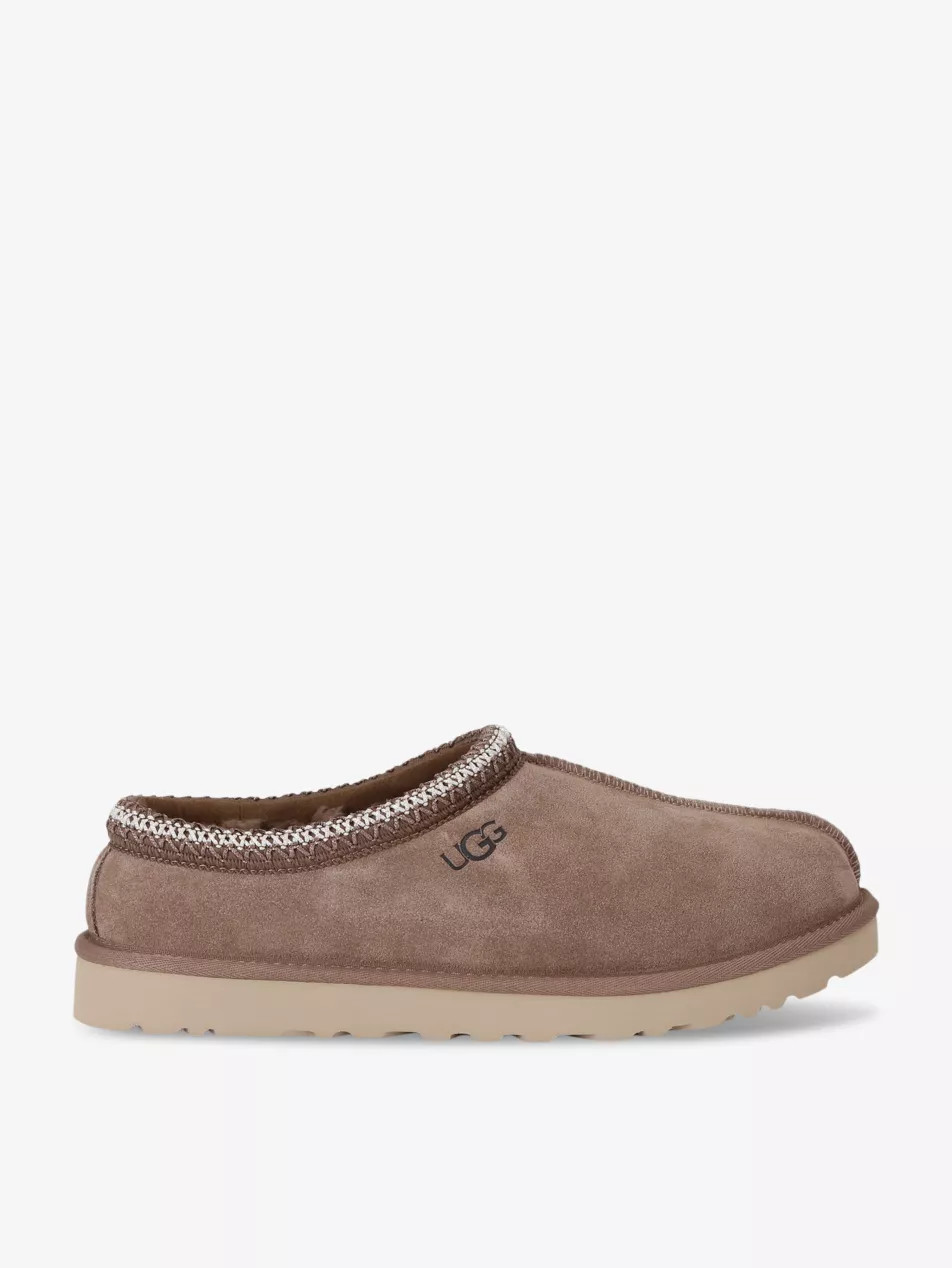 Tasman shearling-lined suede slippers | Selfridges