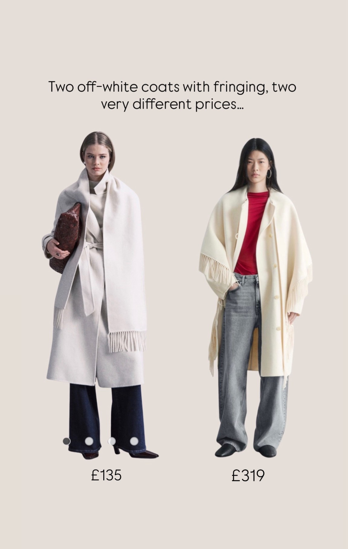 Try-on coming as soon as they’ve been delivered!

Wool tassel coats wool fringe coats wool scarf coat. White scarf coat. 

#LTKstyletips 

#LTKWorkwear #LTKootd #LTKSeasonal