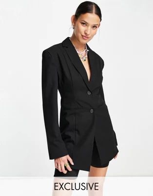 COLLUSION fitted blazer in black | ASOS (Global)